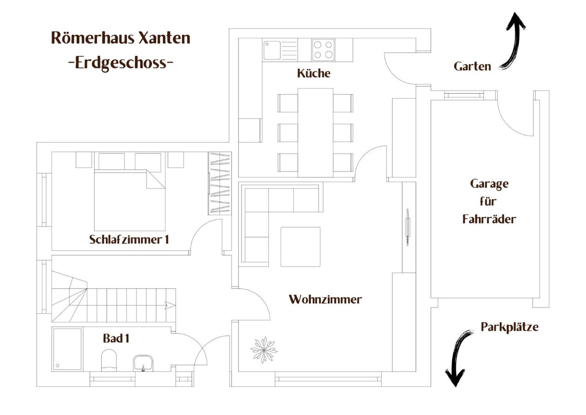 Roemerhaus Xanten Esterno foto